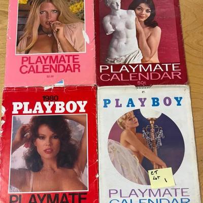 5 Playboy Calendars 