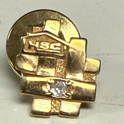 10k Gold Lapel Pin