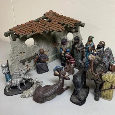 Enesco Mahogany Miracle Parastone Nativity Stable Ed Van Rosemalen Replacement