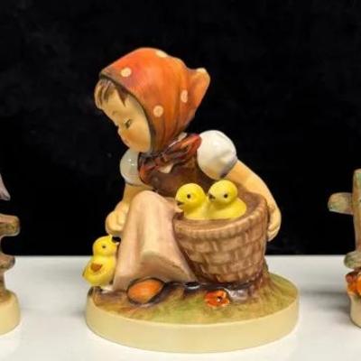 Set of 3 Hummel Goebel Figurines