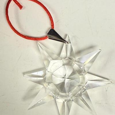 1991 Swarovski Holiday Ornament. This was the first annual edition ornament released by Swarovski