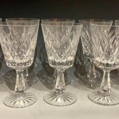 Ten Waterford “Kinsale” Water Glasses