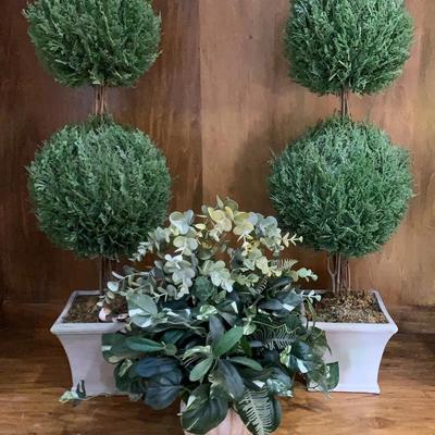 Faux Topiary And Faux Plant