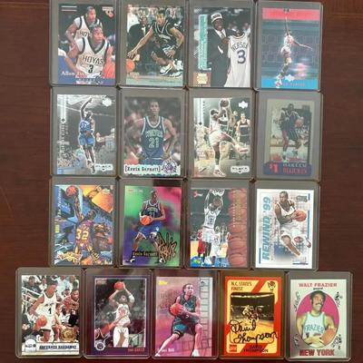 Vintage Basketball Cards. Allen Iverson & Kevin Garnett Rookies. Michael Jordan Black Diamond
