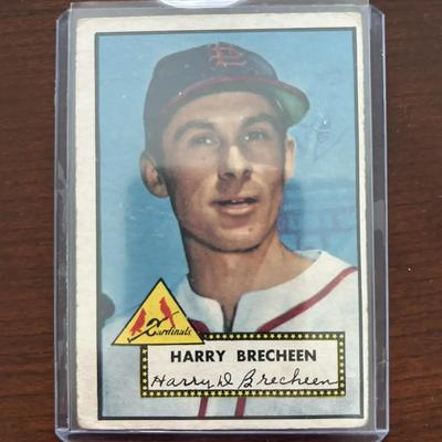 1952 Topps Baseball Card. Harry Brecheen - St. Louis Cardinals. Card #263