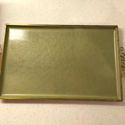 MCM KYES Moire Glaze Enamel Serving Tray 