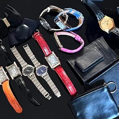 Colorful Designer Watches, Leather Wallets, Bow Clips