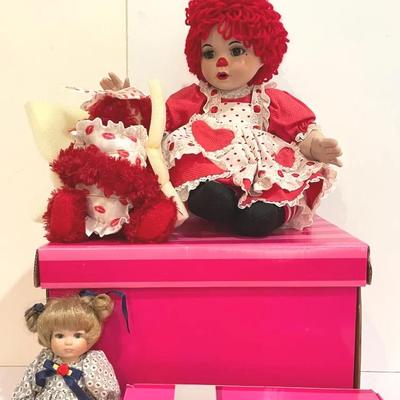 “Jennifer Tiny Tot” And “Bear Hugs & Kissy “ Dolls By Marie Osmond 
