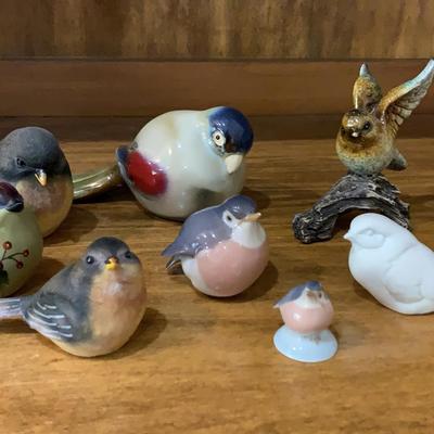 Bird Figurines Including Royal Copenhagen (2)