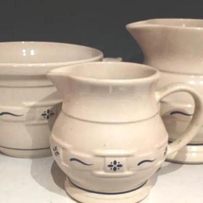 Longaberger Woven Traditions Pitchers and Measuring Pitcher