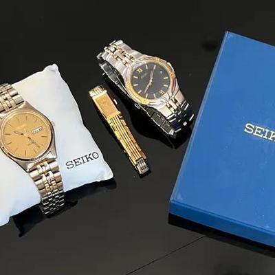 Seiko Watches (3) with Boxes Over $500 Retail 