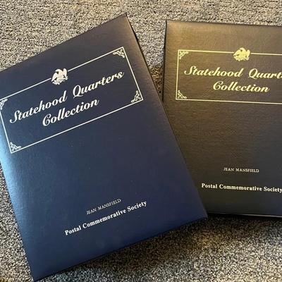 Statehood Quarters Collection Postal Commemorative Society , 2 Binders