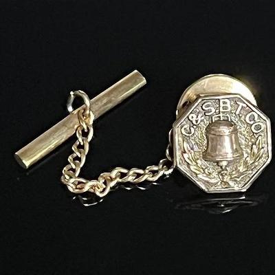 10K Yellow Gold C & S. B. T. Co. Pin