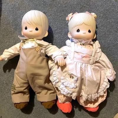 Precious Moments Enesco Debbie And Mikey Dolls, Vintage