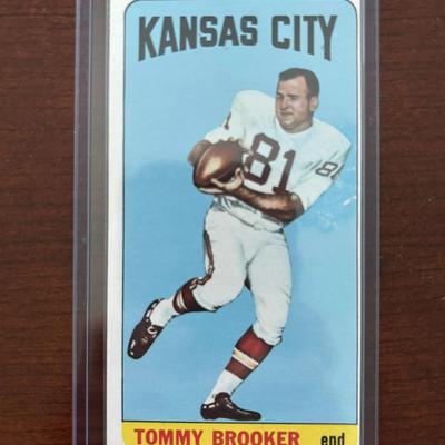 1965 Topps Football Tall Boy Football Card. Tommy Brooker. Card #93