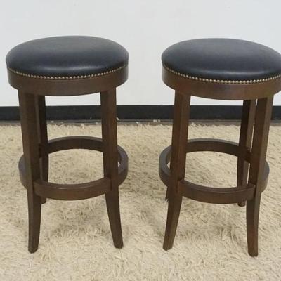 1230	PAIR OF POTTERY BARN BAR STOOLS, EACH APPROXIMATELY 16 IN X 27 IN H
