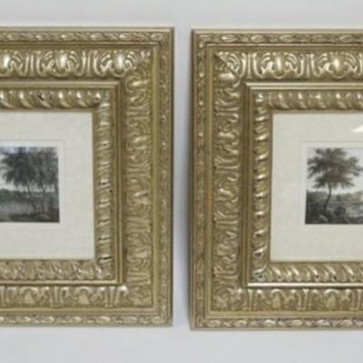 1127	PAIR OF FRAMED AND MATTED CLASSICAL IMAGES, EACH APPROXIMATELY 17 IN X 15 IN OVERALL
