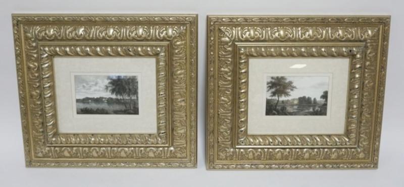 Sale Photo Thumbnail #127: 1127	PAIR OF FRAMED AND MATTED CLASSICAL IMAGES, EACH APPROXIMATELY 17 IN X 15 IN OVERALL
