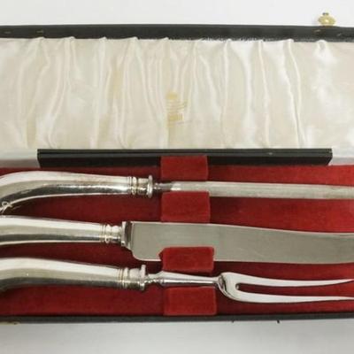 1093	SILVER PLATE CARVING SET
