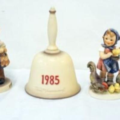 1080	GOBEL HUMMEL FIGURINES, GROUP OF 6, TALLEST APPROXIMATELY 6 IN 
