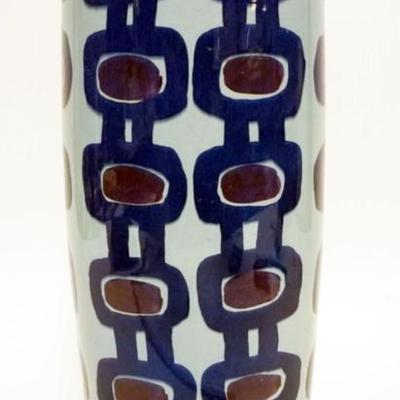 1050	MIDCENTURY MODERN TALL ROYAL COPENHAGEN VASE, APPROXIMATELY 14 IN HIGH
