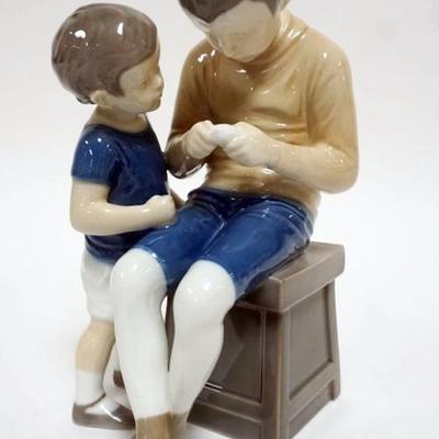 1052	ROYAL COPENHAGEN FIGURE OF 2 YOUNG BOYS *TOM & WILLY* #1643, APPROXIMATELY 8 IN HIGH
