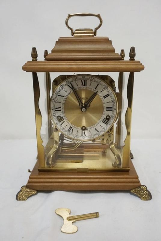 Sale Photo Thumbnail #192: 1191	GERMAN MATLE CLOCK *SALEM*, APPROXIMATELY 9 IN X 7 IN X 13 IN H
