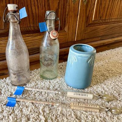 Rockwood Pottery.Early 1900's Denver City Bottling Company.