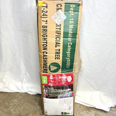 7’ Non-Lit Brighten Cashmere Artificial Christmas Tree 