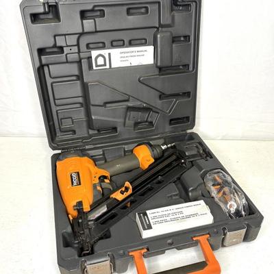 RIGID Angled Finish Nailer - Nail Gun 