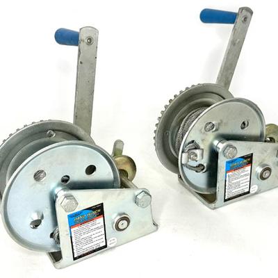 Set of 2 1000 lb. Capacity Winches
