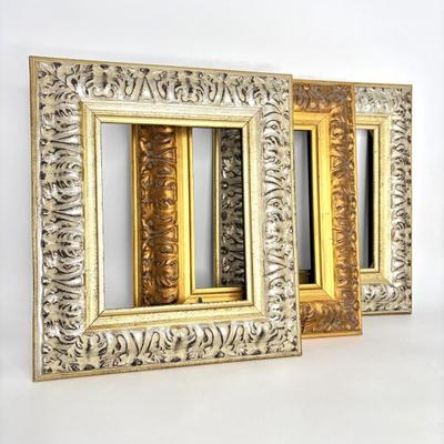 Set of 3 Gilded Frames 