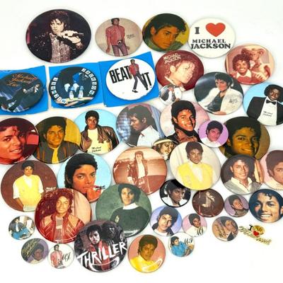 1984 Michael Jackson Button Collection