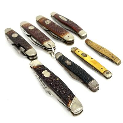 Vintage Pocket Knife Lot 1 - Boy Scout Knives and Others 