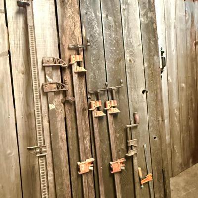 Lot of 8 Heavy Duty Clamps