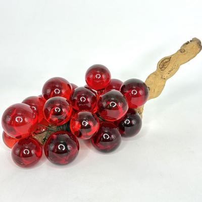 MCM Red Lucite Grapes 