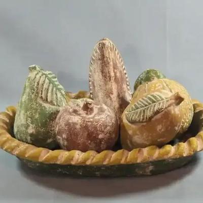 Mexican Pottery Fruit Bowl Set