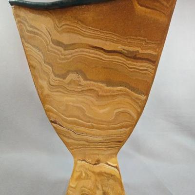 Mexican Folk Art Vase Signed by Anita Pottery