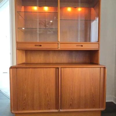Vtg Danish MCM Hutch