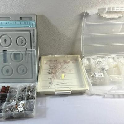 Bead Design Boards, Assortment of Beads, and Bead Totes 