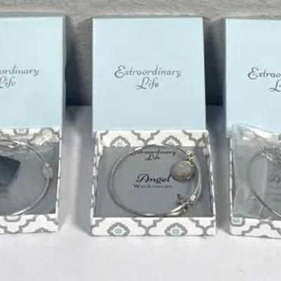 Sterling Silver Expandable Bracelets (5) 