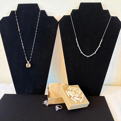 Sterling Beauties, Tanzanite And Citrine