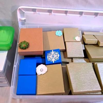 Jewelry Gift Boxes w/ Additional Jewelry Plastic Bags, and More