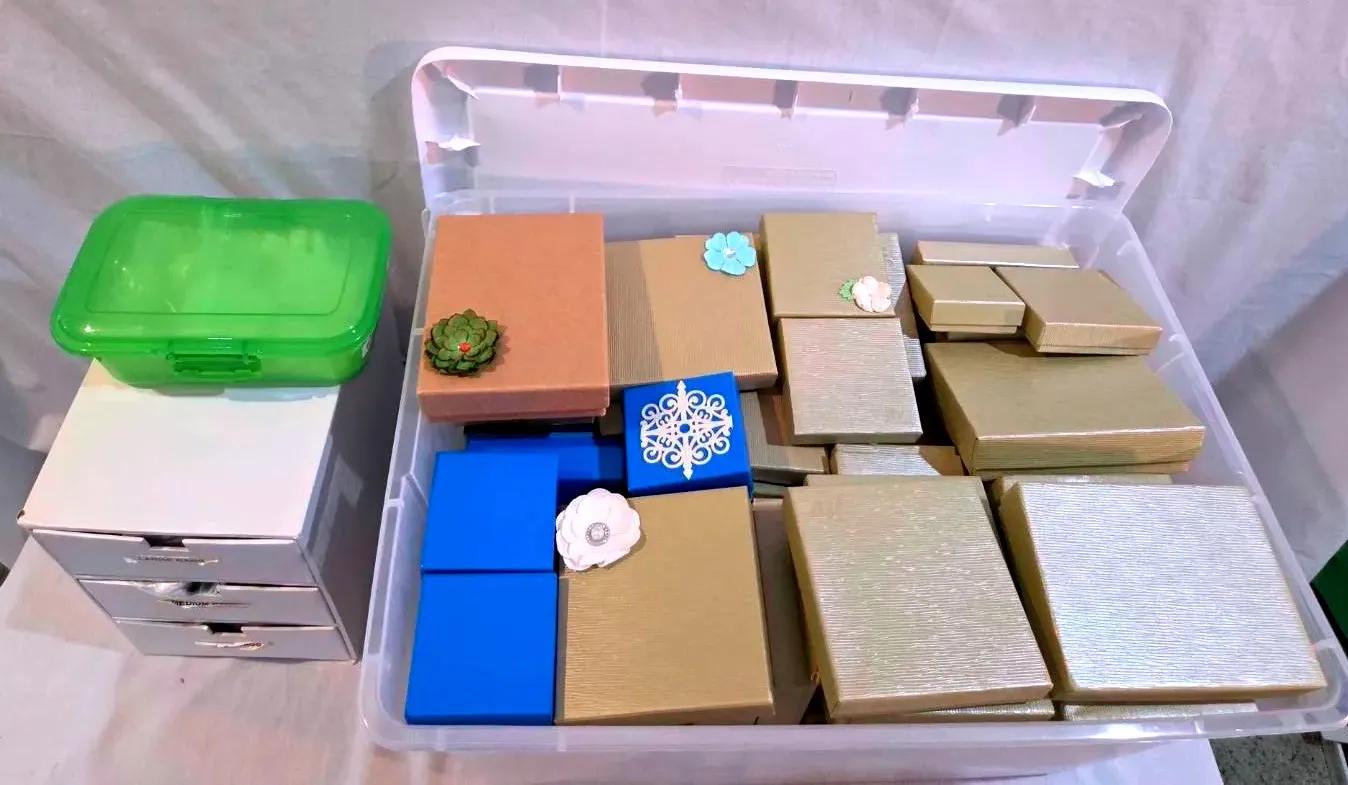 Jewelry Gift Boxes w/ Additional Jewelry Plastic Bags, and More