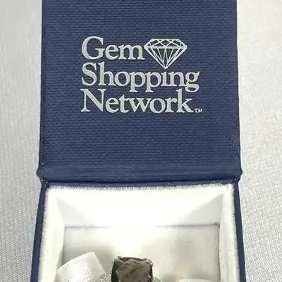 925 Sterling Silver Smokey Quartz Solitaire Ring