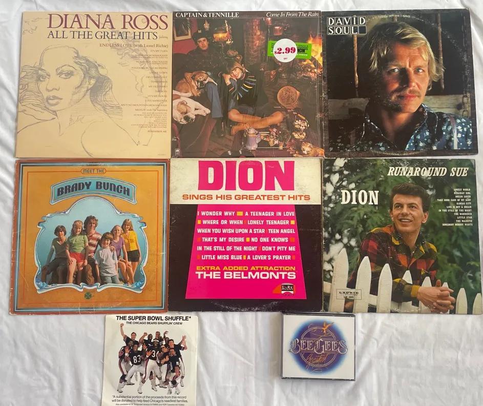 Diana Ross, Dion Vinyls and More