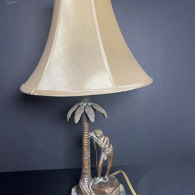 Theodore Alexander Bronze Sculpture Lamp