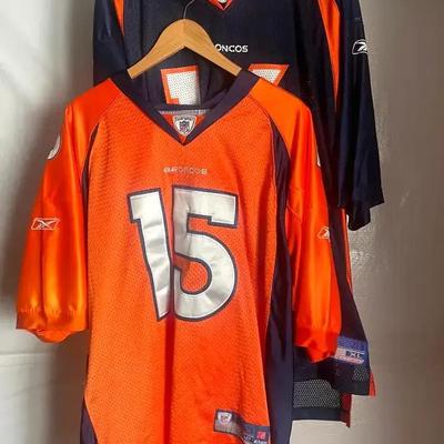 Broncos Tim Tebow & Jake Plummer XL Jerseys (Set of 2) 