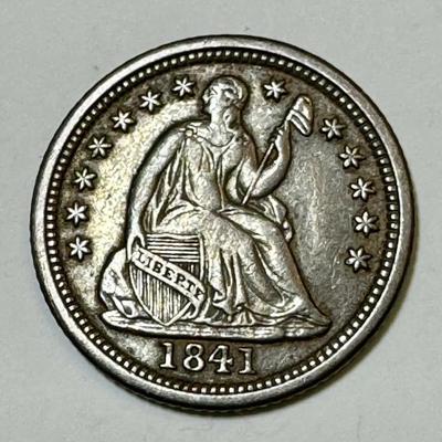 Rare Liberty Seated Half Dimes: 1841-O & 1853 w/arrows