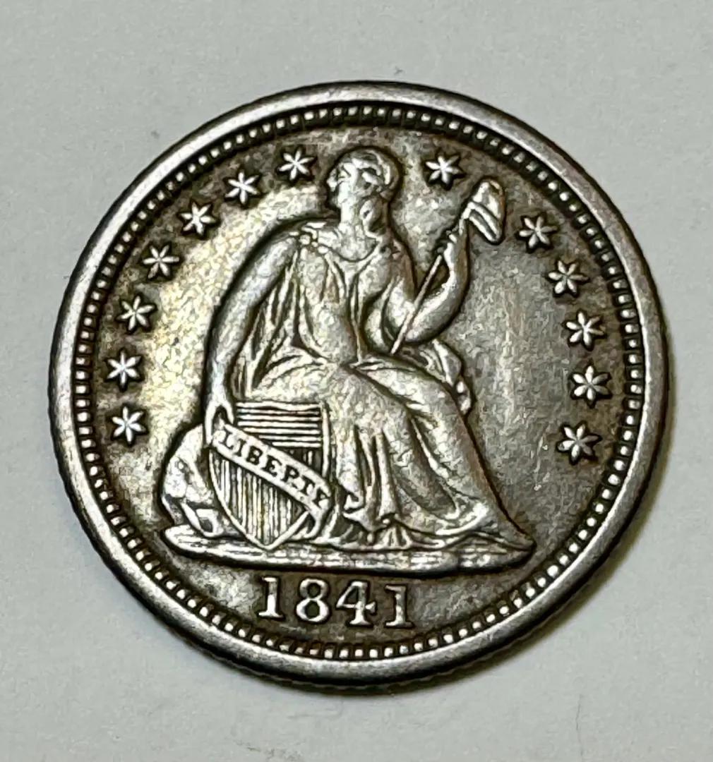 Rare Liberty Seated Half Dimes: 1841-O & 1853 w/arrows